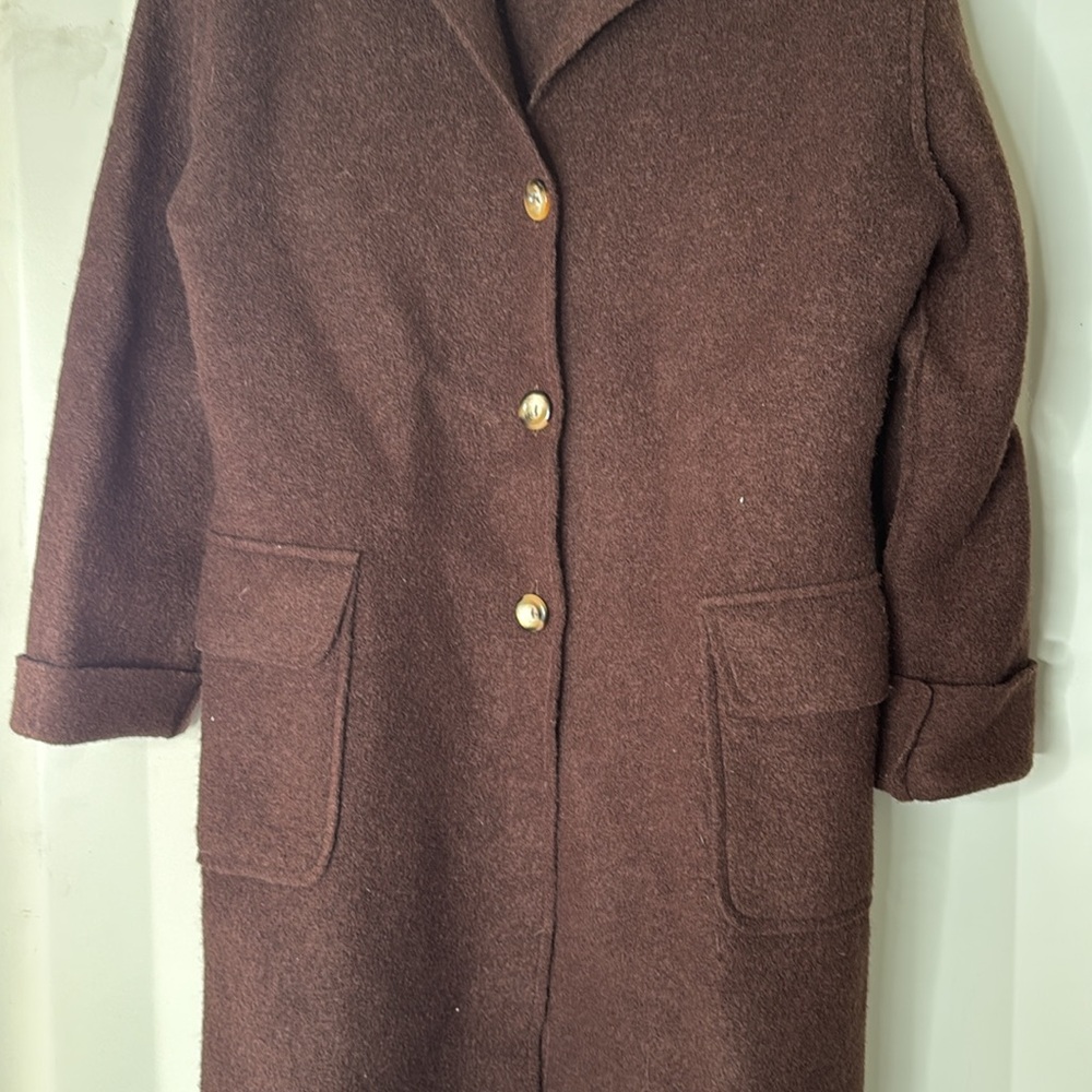Brown Wool Jacket - image 2